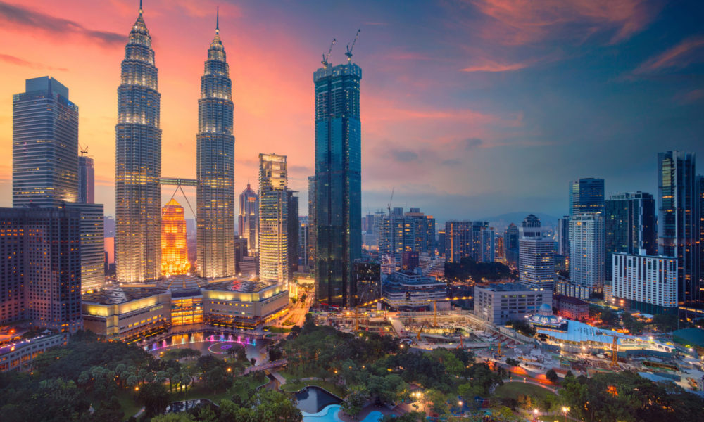 Kuala Lumpur. Cityscape image of Kuala Lumpur, Malaysia during sunset.